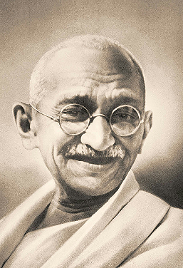 Om meditation - Mahatma Gandhi